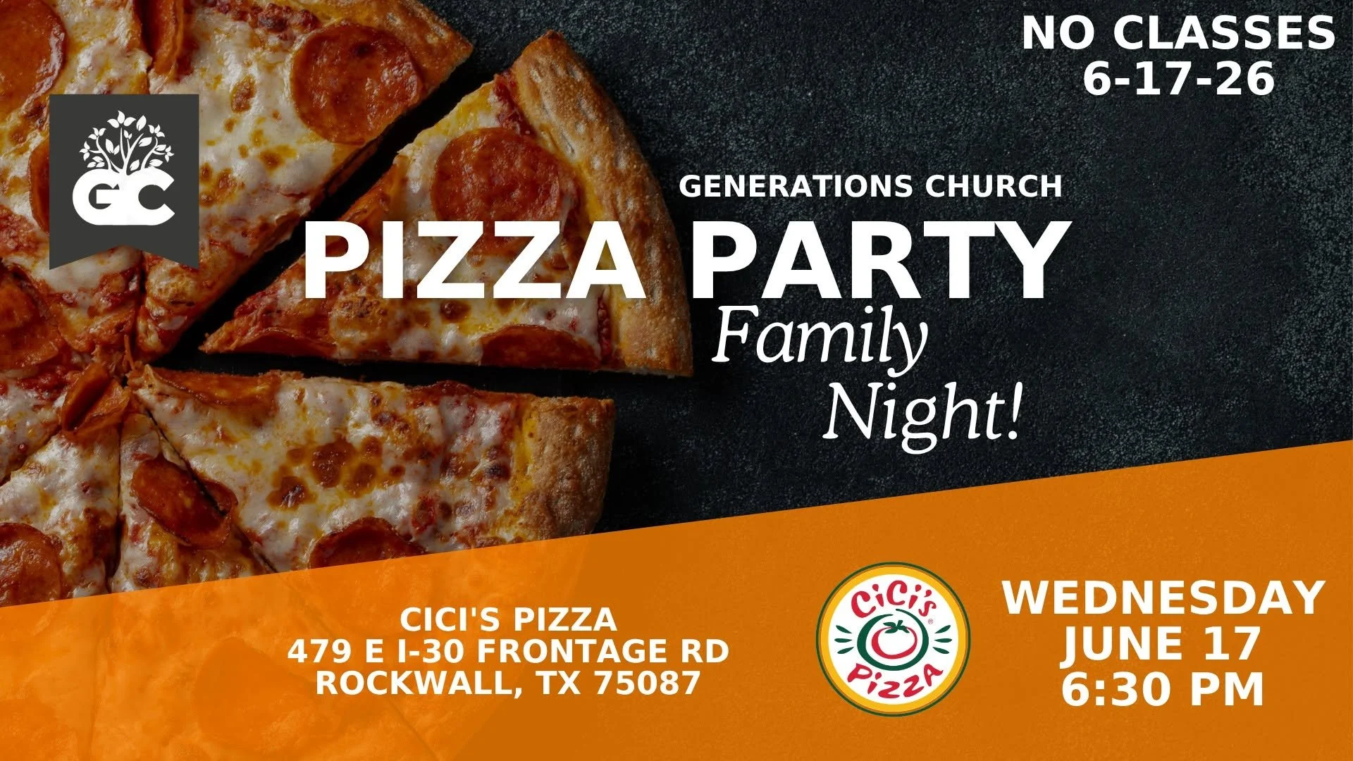 Pizza Party Family Night