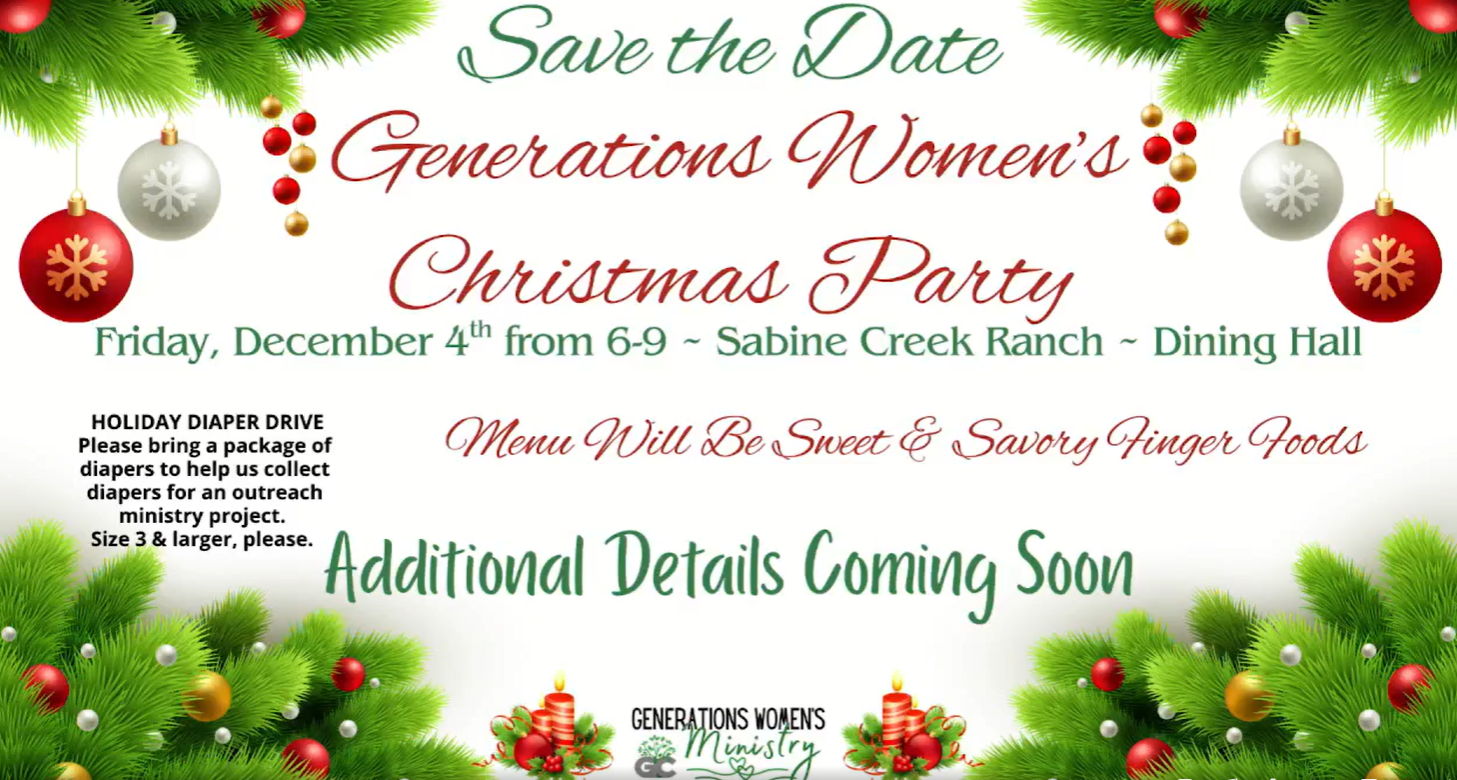Generations Women's Christmas Party