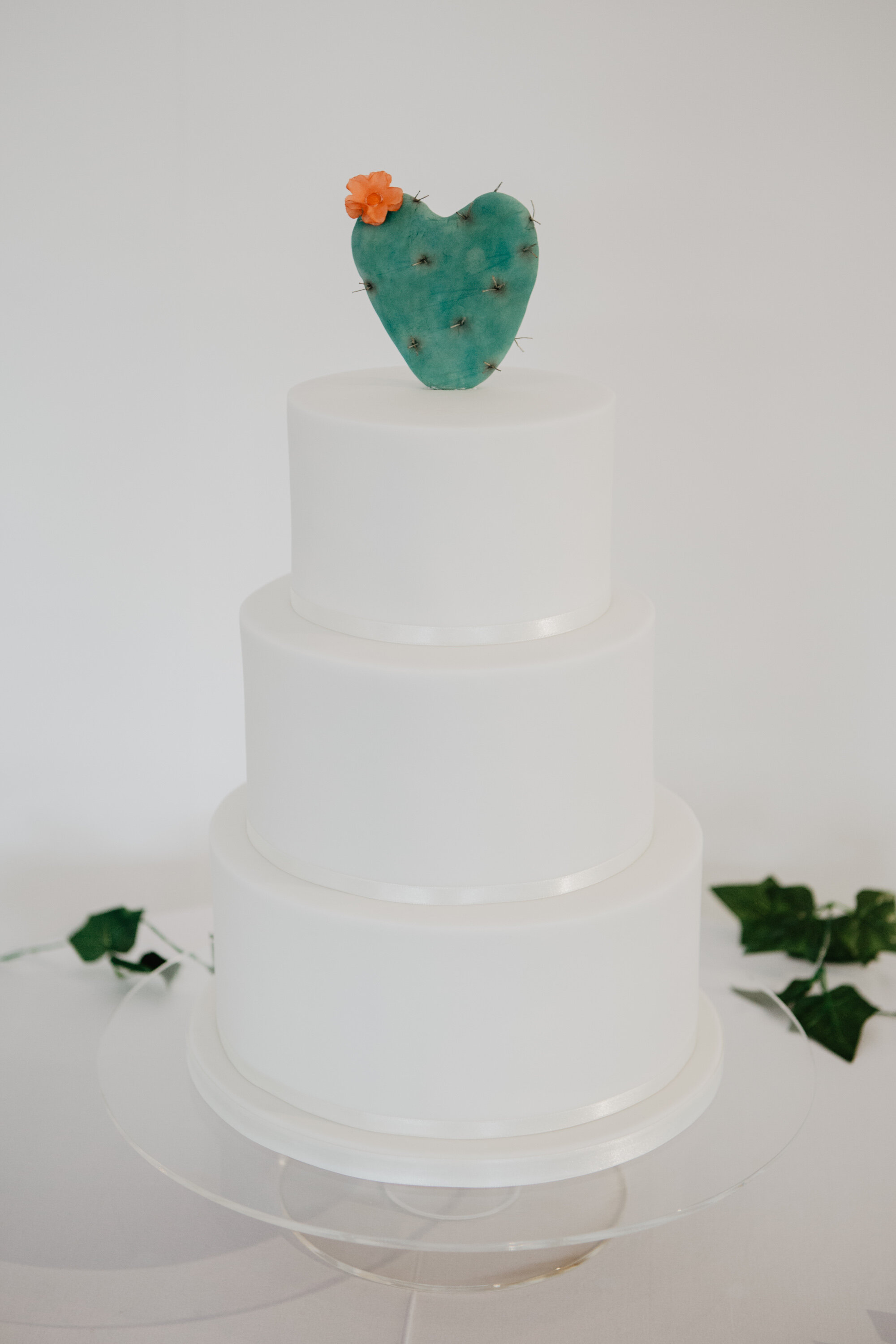 Cactus Fondant wedding cake