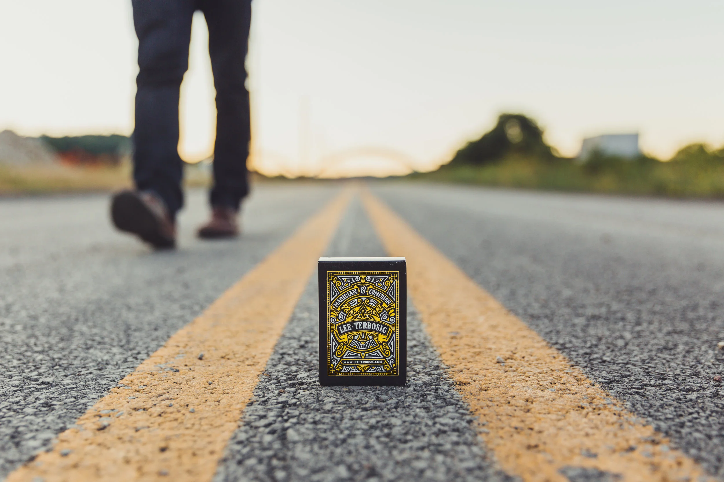 Lee Terbosic - Pittsburgh Playing Cards - Limited Edition (500) - Black & Yellow