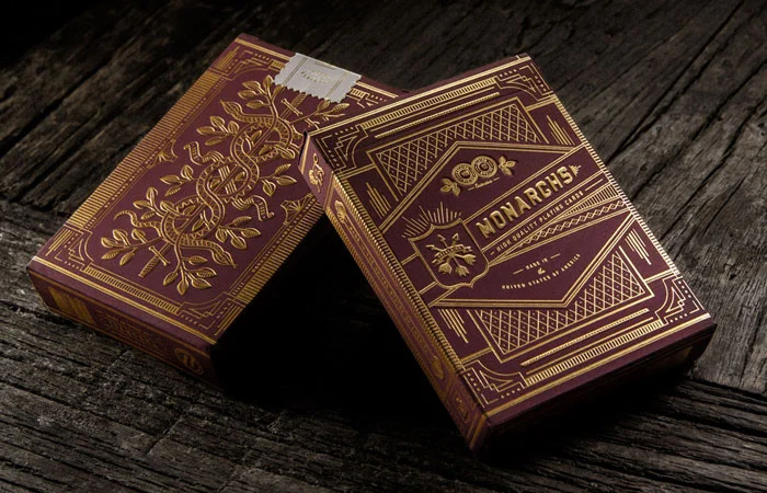 MONARCHS PLAYING CARDS - RED 