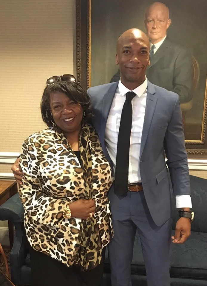 Vivian and her son Henry Childs Jr.