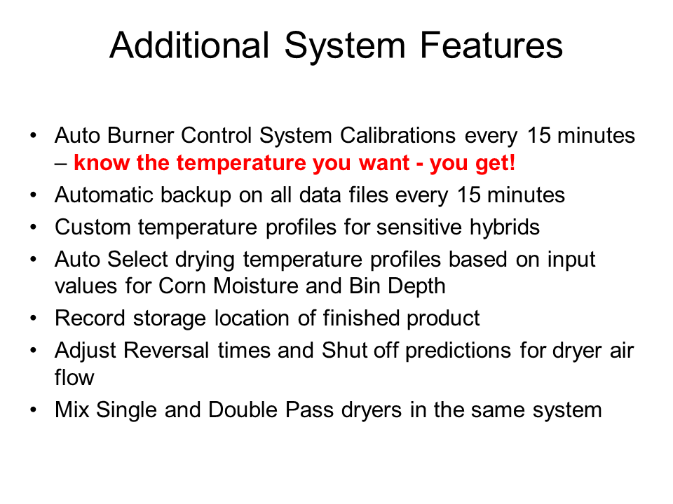 System Features