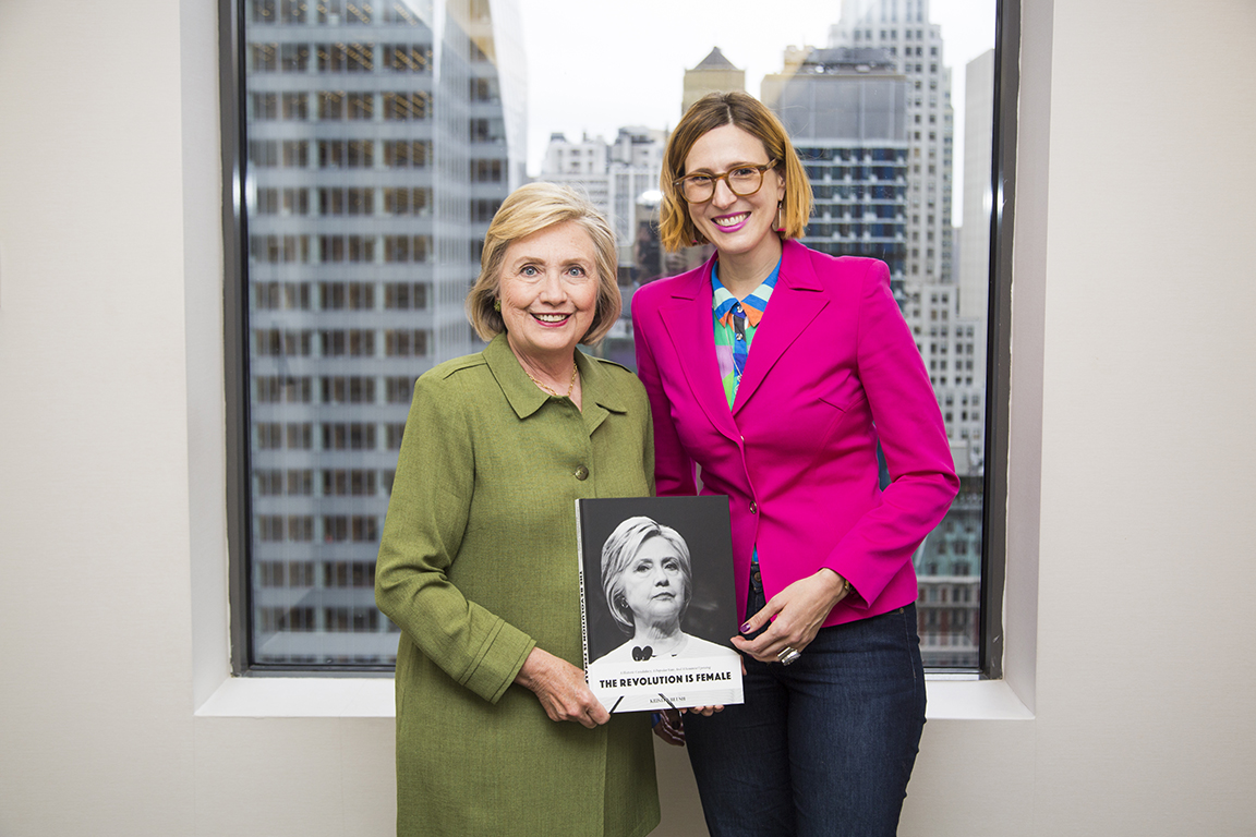 Hillary Rodham Clinton and Photographer Kristen Blush, September 21, 2018. New York City