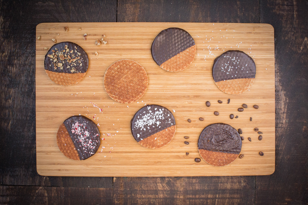  We are based in Lancaster, PA, in the heart of PA Dutch country. Stroopies are produced locally using all natural ingredients to bring you the authentic Dutch Stroopwafel experience. In 2010, Jonathan & Jennie Groff joined the Stroopie family. Since then our US operation has continued to move forward introducing our same loved Stroopies with delectable chocolate dipped options….like our Stroopie dipped in gourmet dark chocolate with crushed pecans as a topper. Our US operation is based at Groff’s Candies located at 3587 Blue Rock Rd., Lancaster PA. In May 2016, we plan to move The Stroopie Co. to Lancaster City at 141 North Duke St. We will make and sell our Stroopies from the Lancaster Sweet Shoppe. So come find us and have a fresh warm Stroopie. The Lancaster Sweet Shoppe will also be the home of a city branch for Groff’s Chocolates, and a scoop shoppe where Pine View Dairy Ice Cream will be featured.