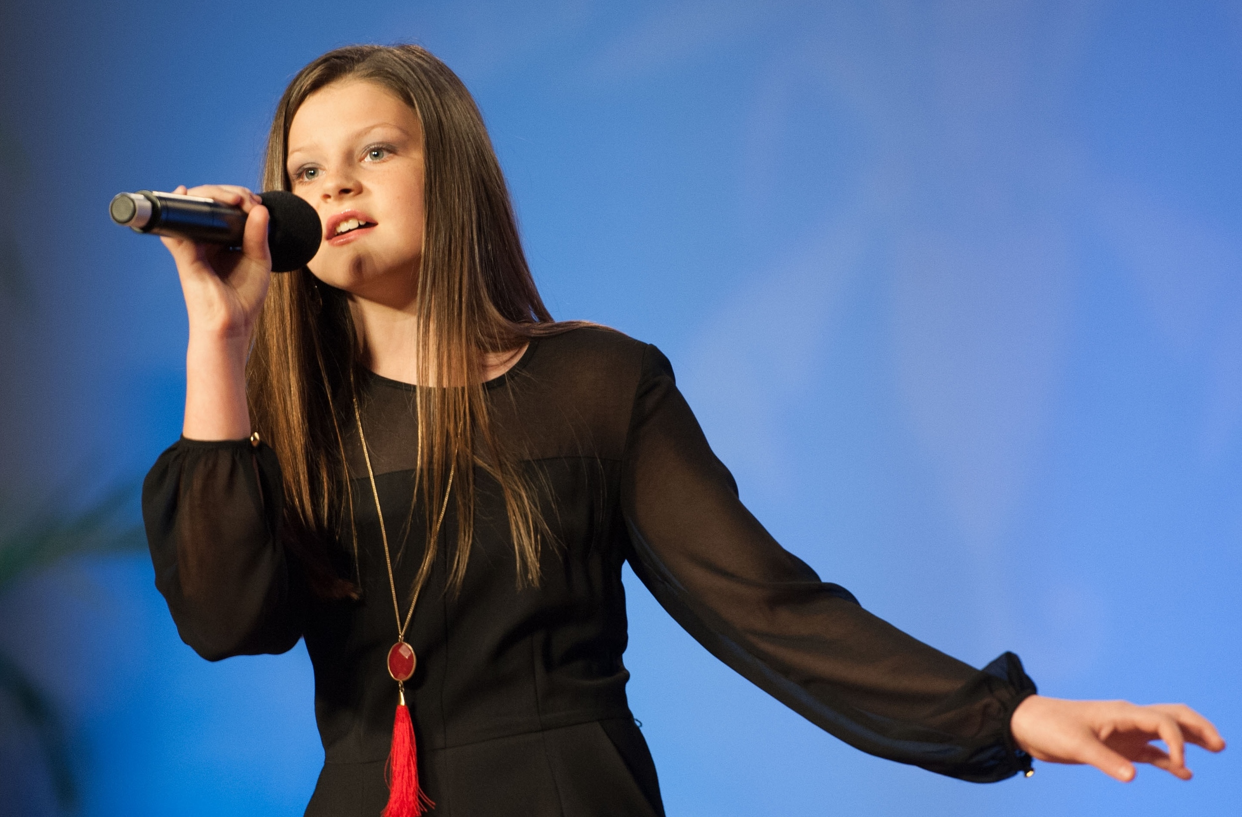 Ava Schmidt, 11, sung her way to the top during the Junior Talent Contest at the Louisiana Farm Bureau 94th Annual Convention.