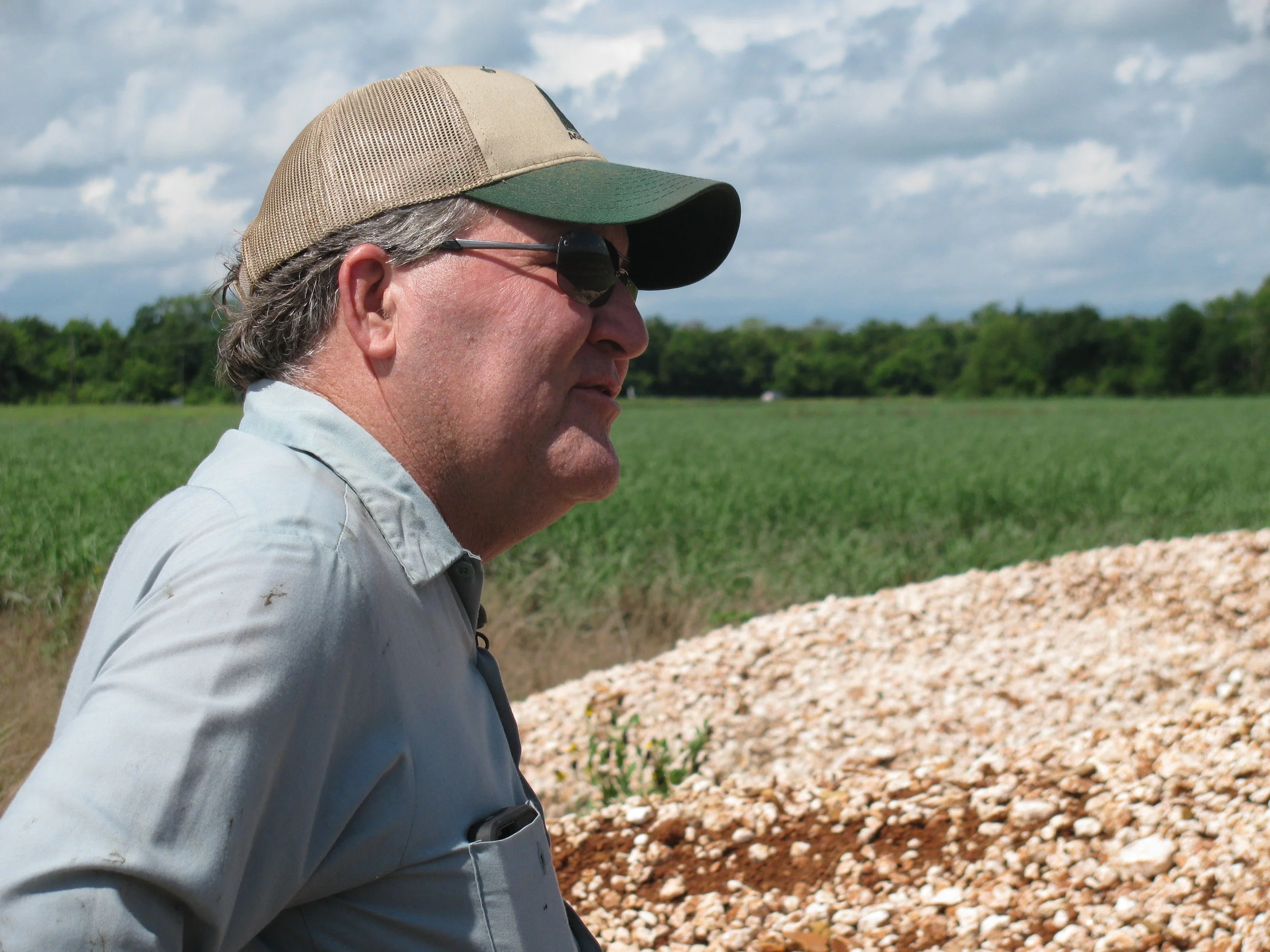 Vacherie sugarcane farmer Greg Gravois is relieved to hear that EPA is rescinding the WOTUS rule.