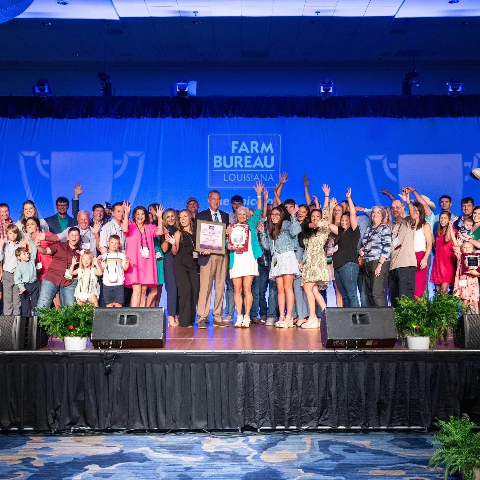Vermilion Farm Bureau Wins President's Award for Fourth Time, Rapides Parish Couple Named Top Young Farmers