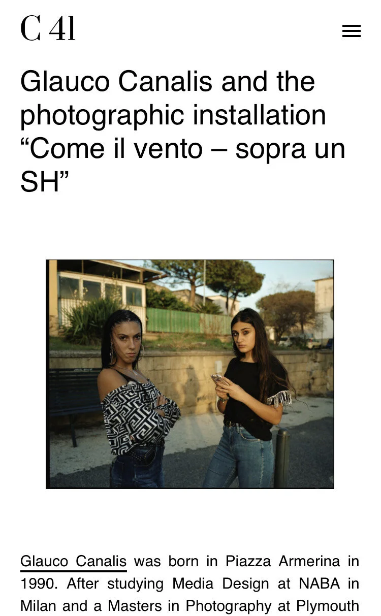 Come il Vento on C41 Magazine