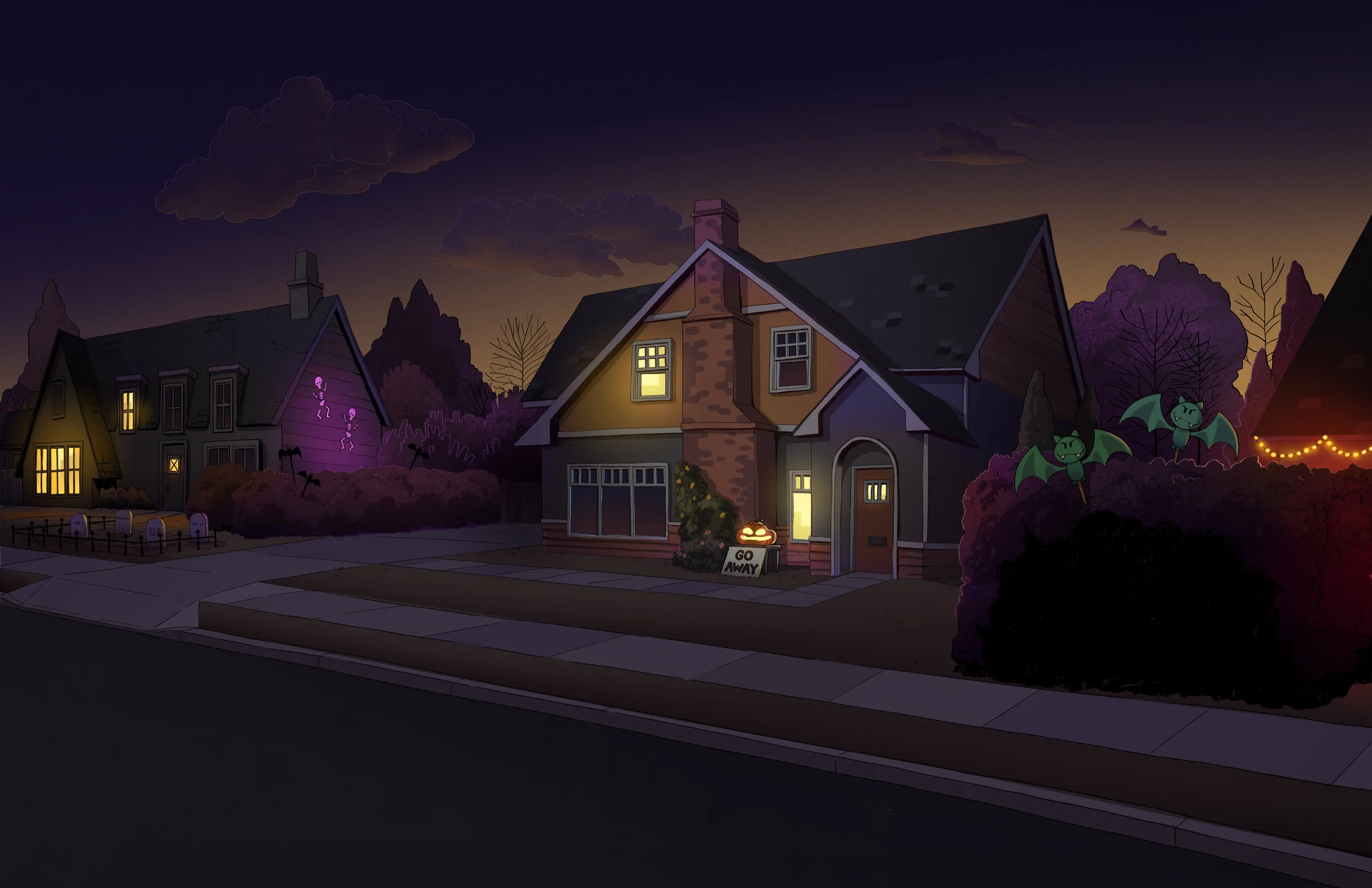 BM409_BG_D001_EXT_ANDREWS_HOUSE_ALT_ANGLE_WITH_HALLOWEEN_DECOR_NIGHT_DOOR_CLOSED_v01_HC.jpg
