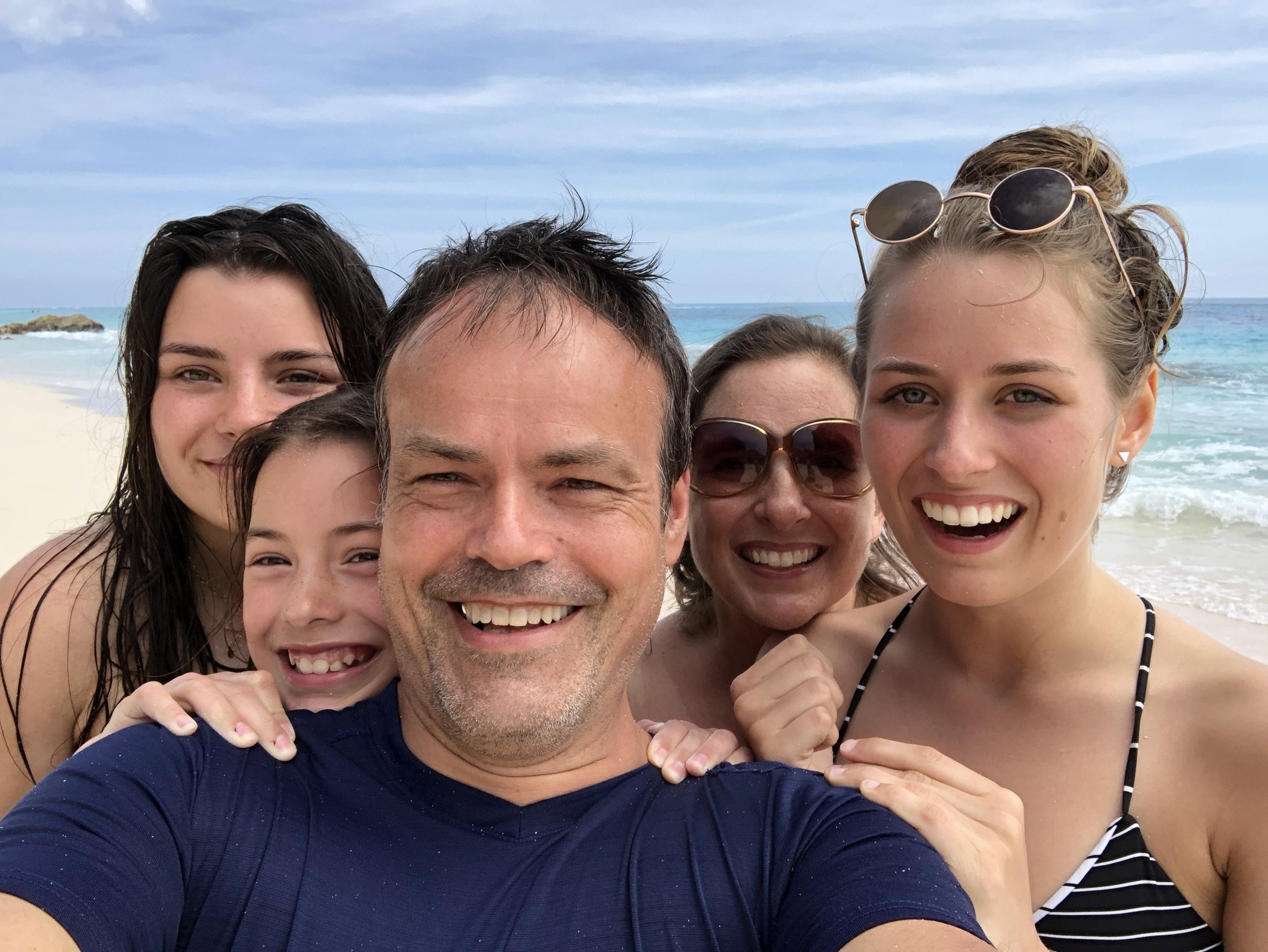 My crew - on a family vacation for the first time since my liver transplant - yipee! 