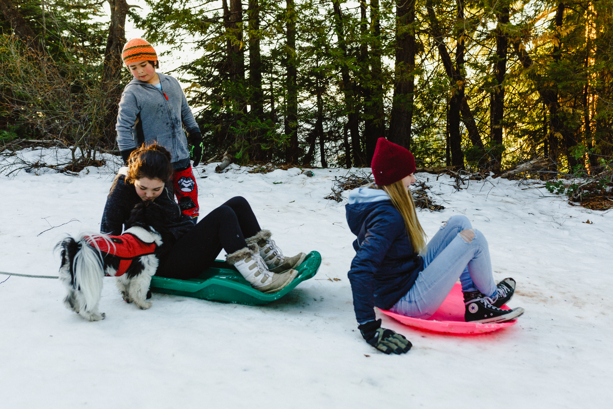 Snow with Family