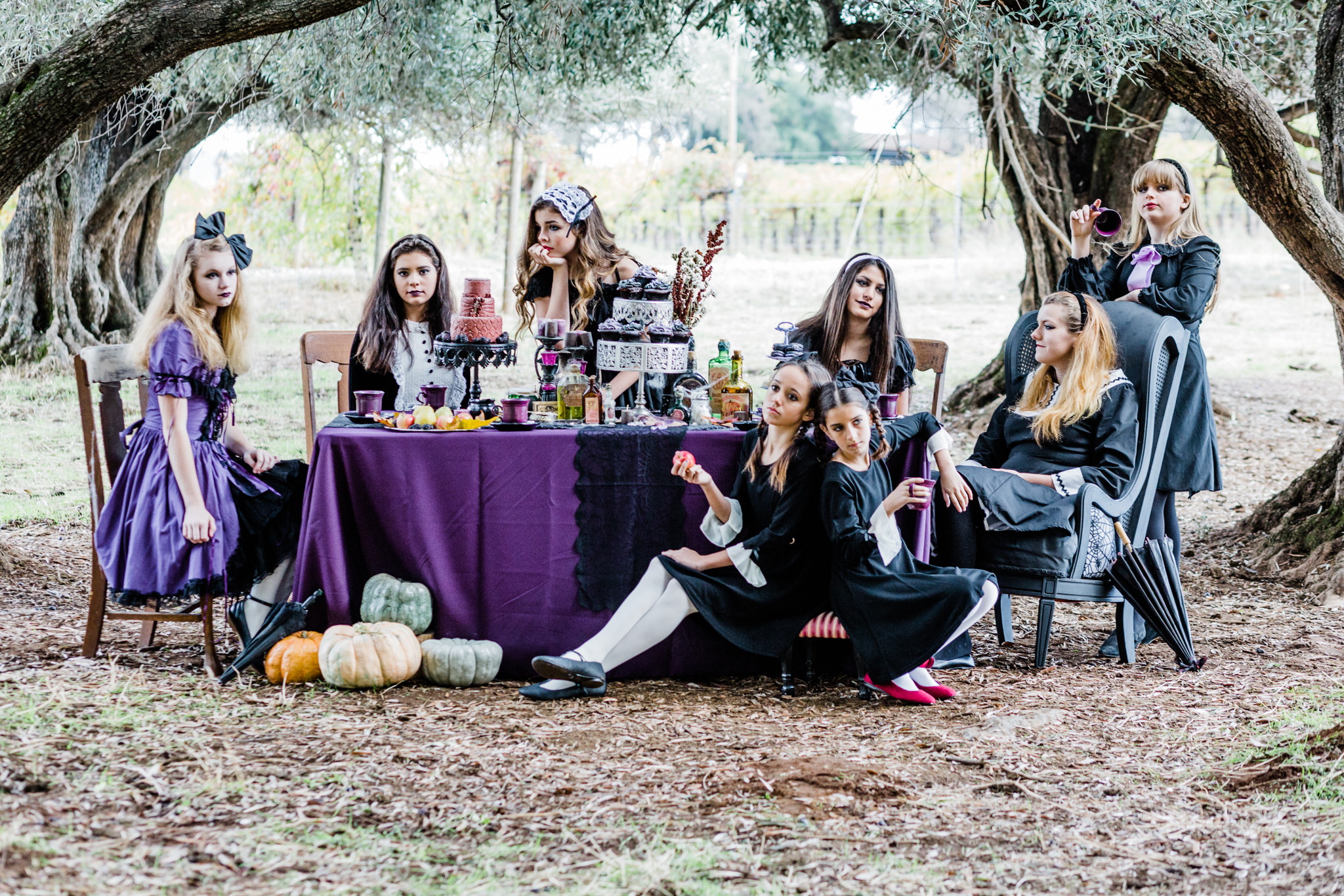 The Unconventional Portrait | Gothic Tea Party | Lenkaland Photo