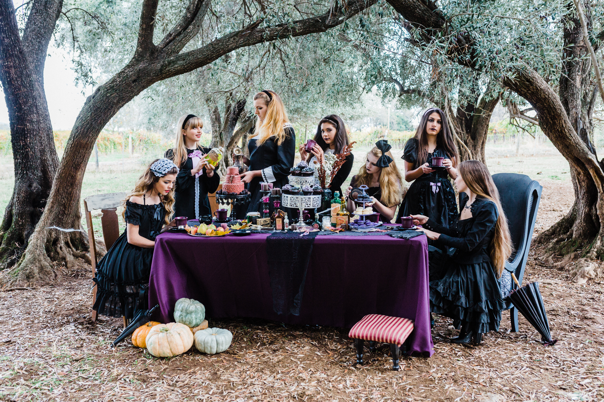 The Unconventional Portrait | Gothic Tea Party | Lenkaland Photo