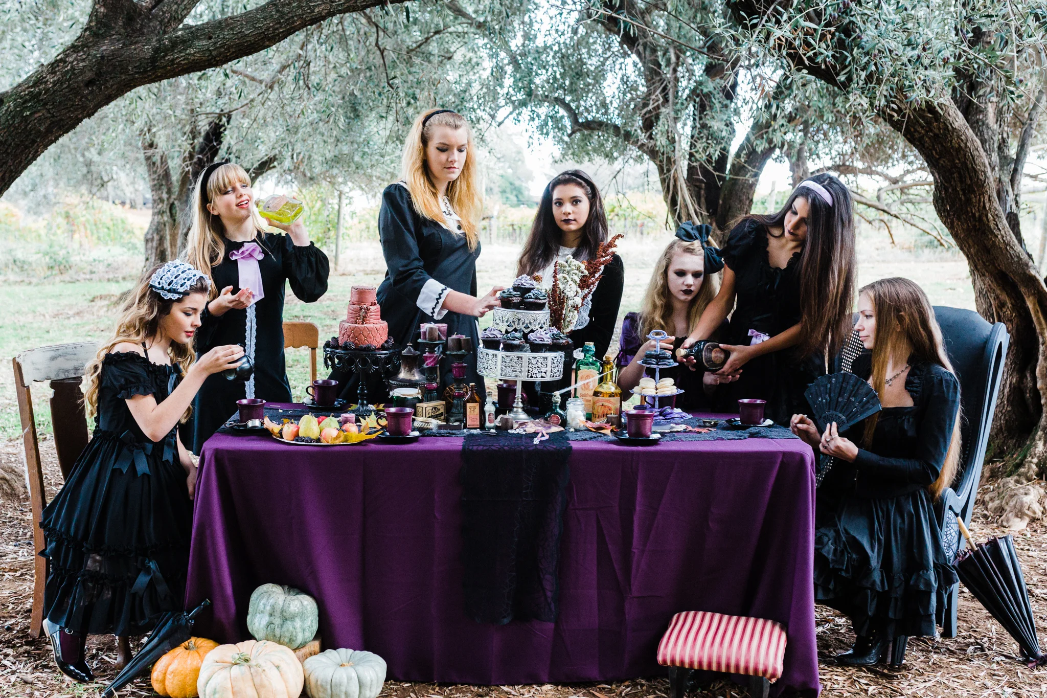 The Unconventional Portrait | Gothic Tea Party | Lenkaland Photo