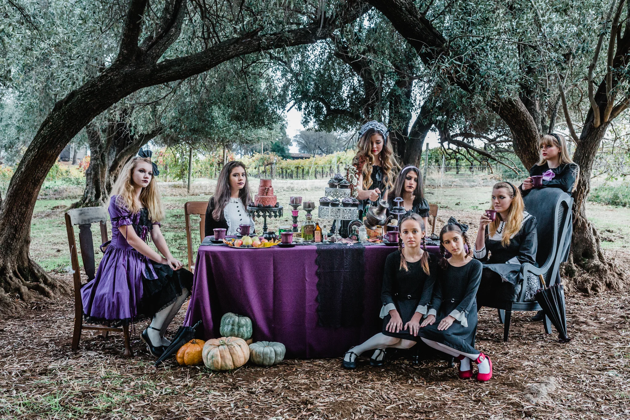 The Unconventional Portrait | Gothic Tea Party | Lenkaland Photo