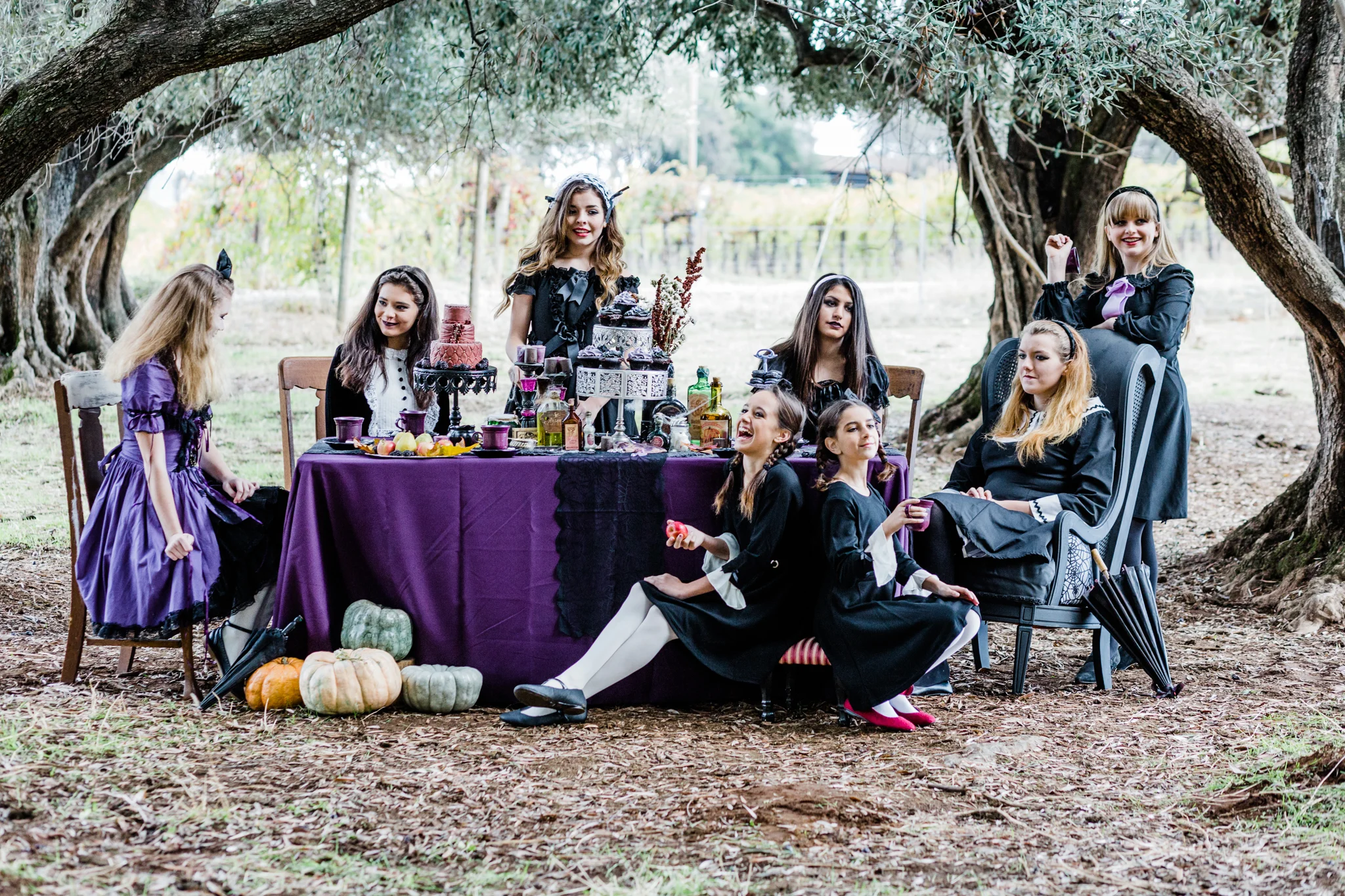 The Unconventional Portrait | Gothic Tea Party | Lenkaland Photo