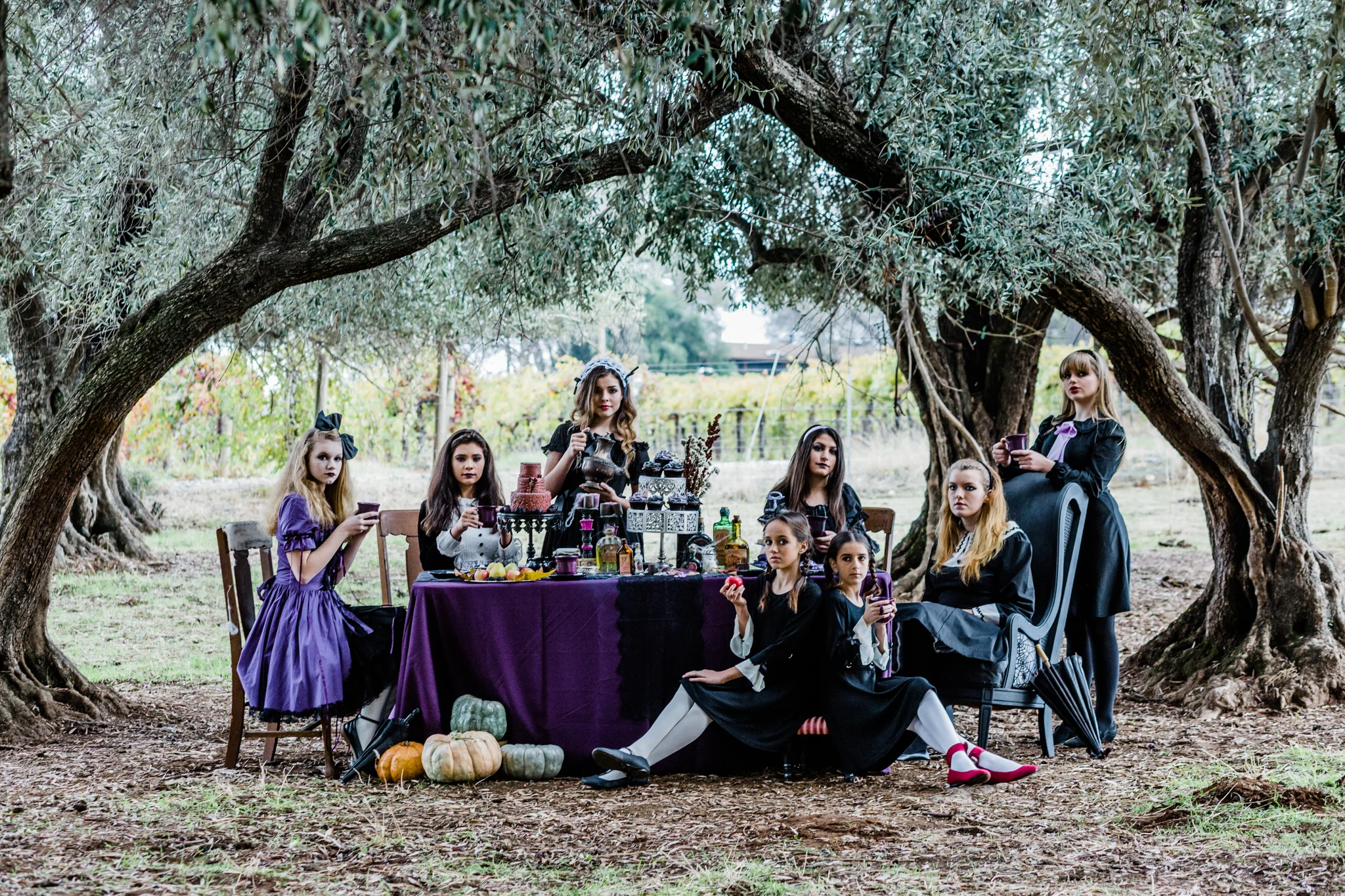 The Unconventional Portrait | Gothic Tea Party | Lenkaland Photo