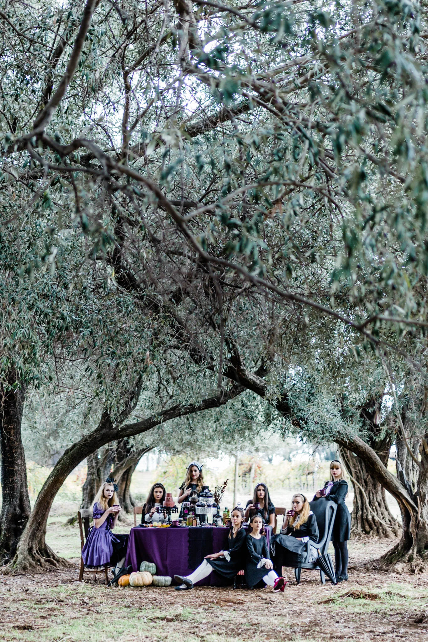 The Unconventional Portrait | Gothic Tea Party | Lenkaland Photo