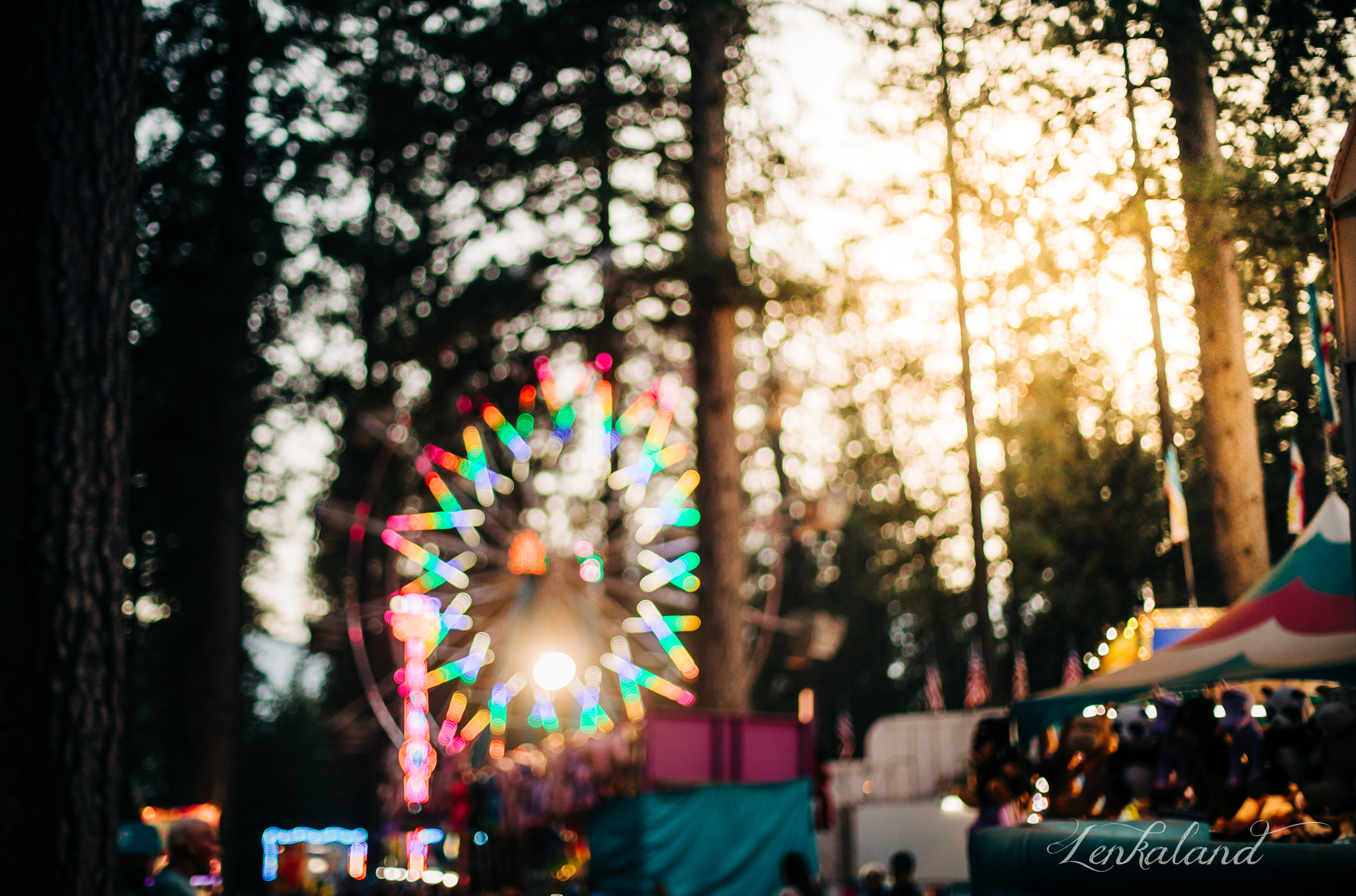 Country Fair Midway at the Nevada County Fair with Lenkaland Photography