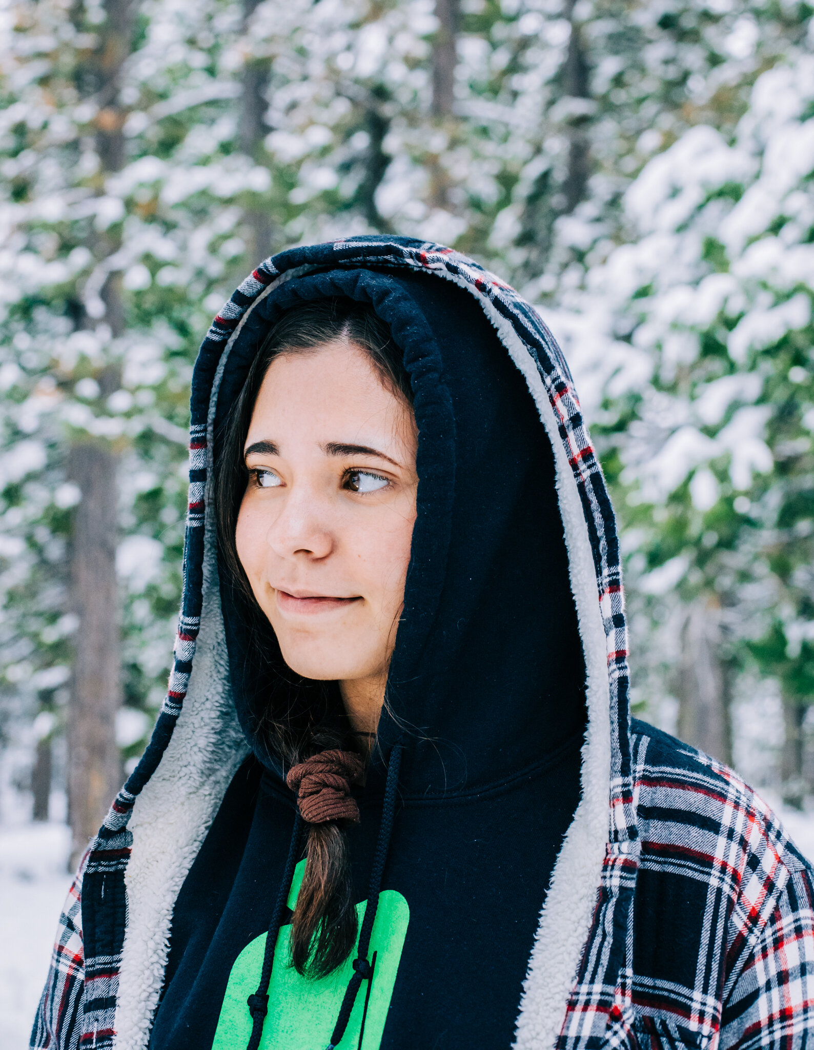 Anika and Lenka Vodicka in Nevada County Snow | Truckee and Omeg