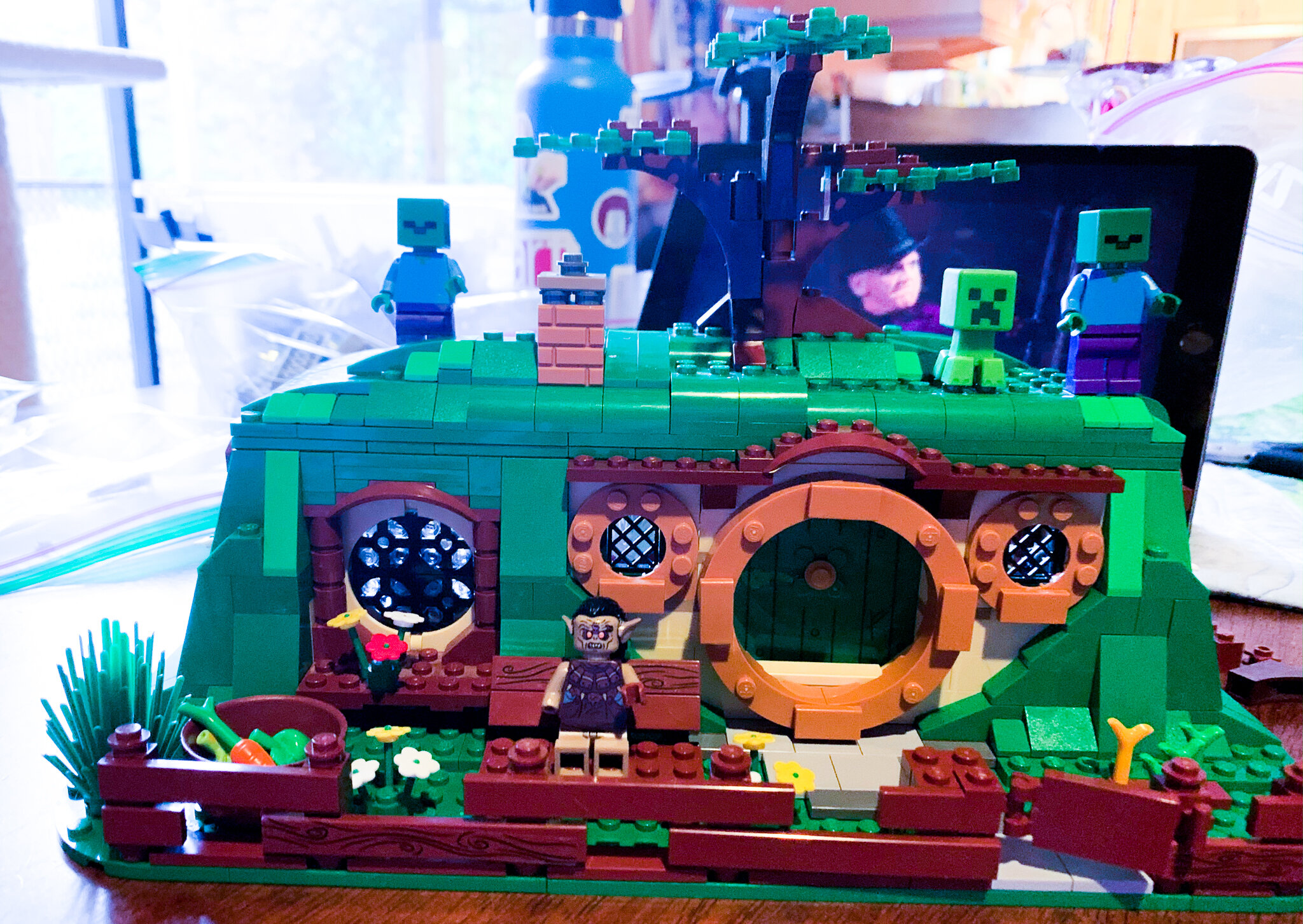 Bag End Lego Built by Anika Vodicka | Staying at Home Day 16 by Lenka Vodicka