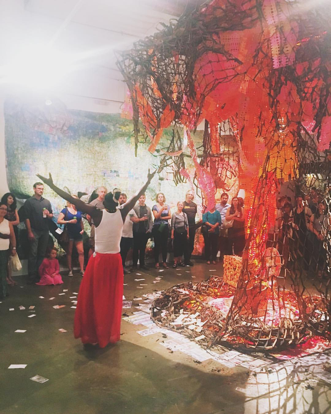 Performance for Akirash: We Are All Bewitched in Big Medium Gallery.