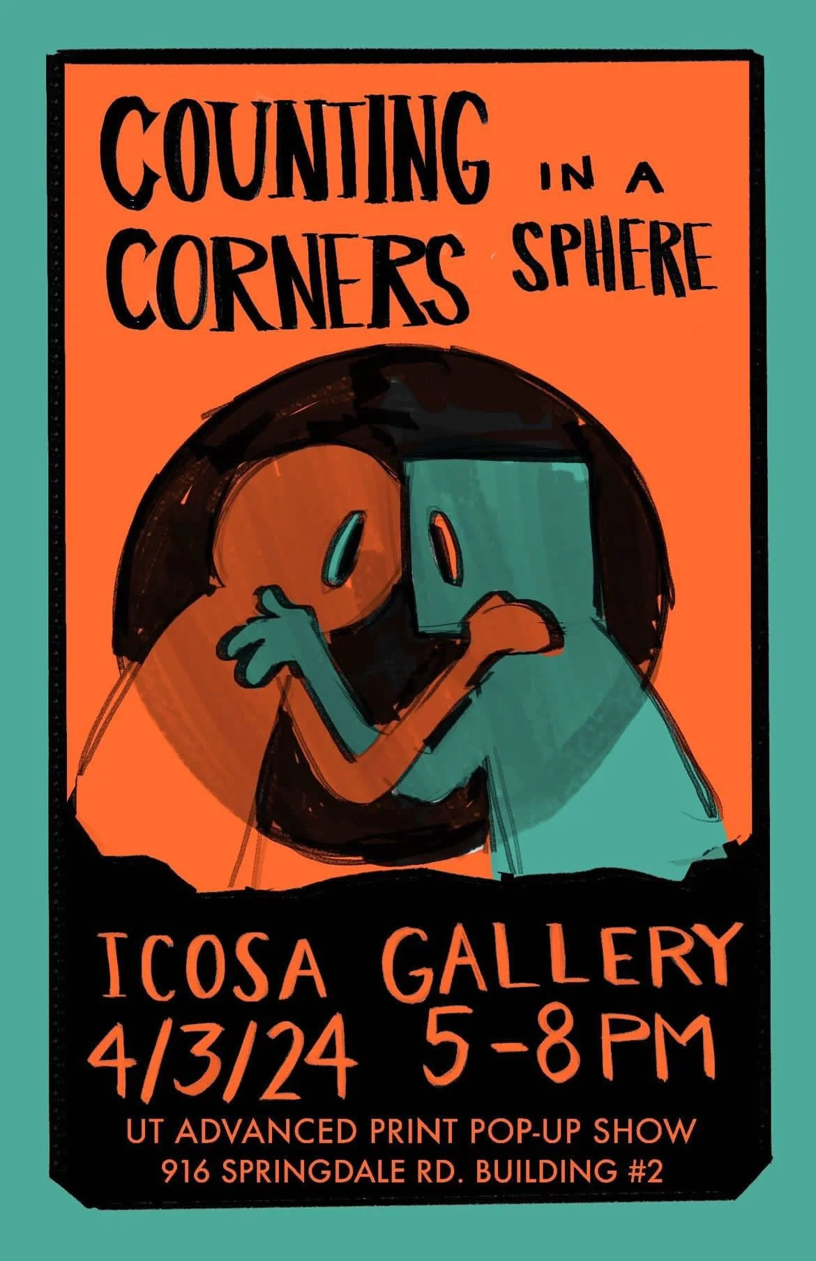 Counting Corners in a Sphere: UT Print Pop-Up Show
