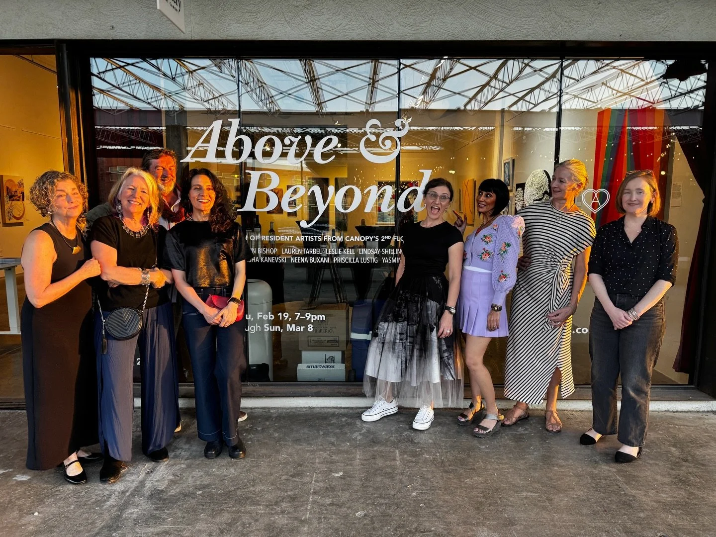 Thank you to everyone who stopped by @artgalleryatx for Above &amp; Beyond ✨

This group exhibition brought together ten artists from the 2nd-floor studios alongside @almostrealthings resident artists, highlighting some of the incredible work, distin