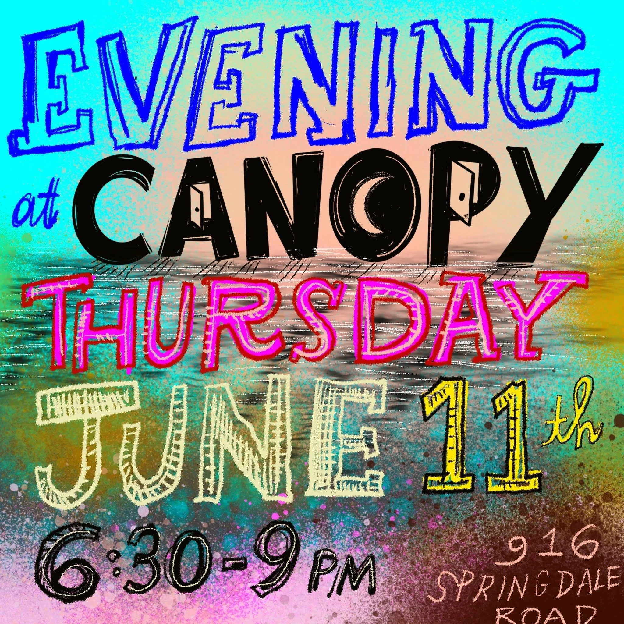 An evening of open artist studios at Canopy 🎨

Explore artist studios, galleries, pop-ups, and retail spaces on June 11th from 6:30&ndash;9pm. Meet local artists, discover new work, and spend the evening supporting Austin&rsquo;s creative community.