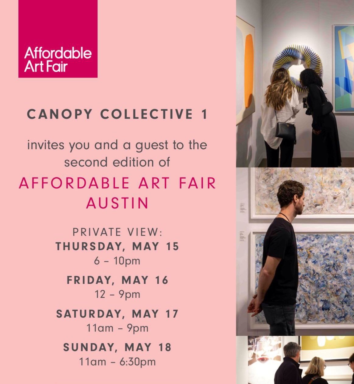 Canopy at the Affordable Art Fair Austin
