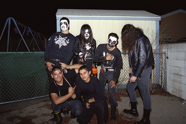 The Schizos with "Quiet" and friend South Central, L.A. August 15, 2014 Photo by Angela Boatwright