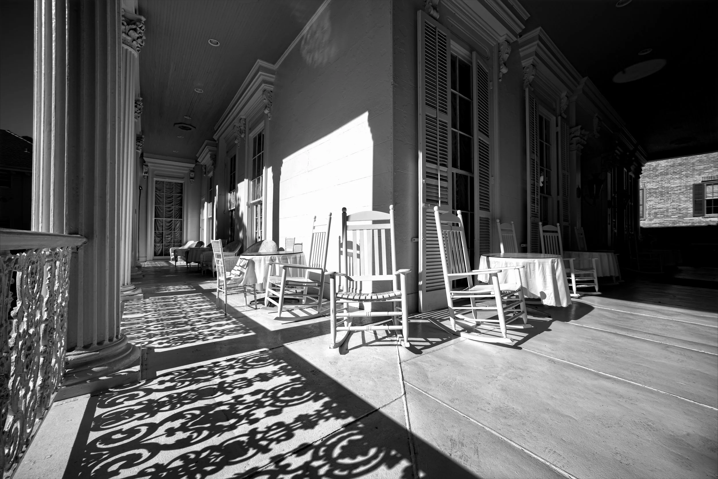 Garden District Porch, New Orleans, LA