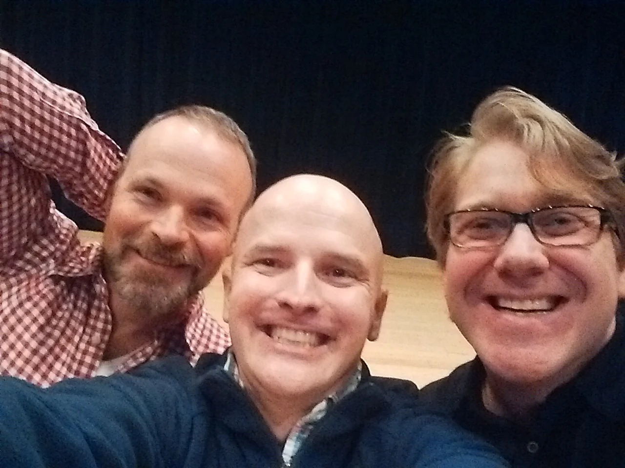 With two of my favorite baritones in the world: Troy Cook and Daniel Belcher, all three of us workshopping ELIZABETH CREE, a new opera by composer Kevin Puts and librettist Mark Campbell to be produced by Opera Philadelphia in 2017.