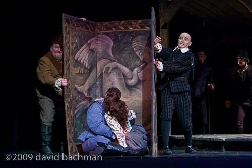 FALSTAFF (Caius), Pittsburgh Opera, 2009. Photo by David Bachman.