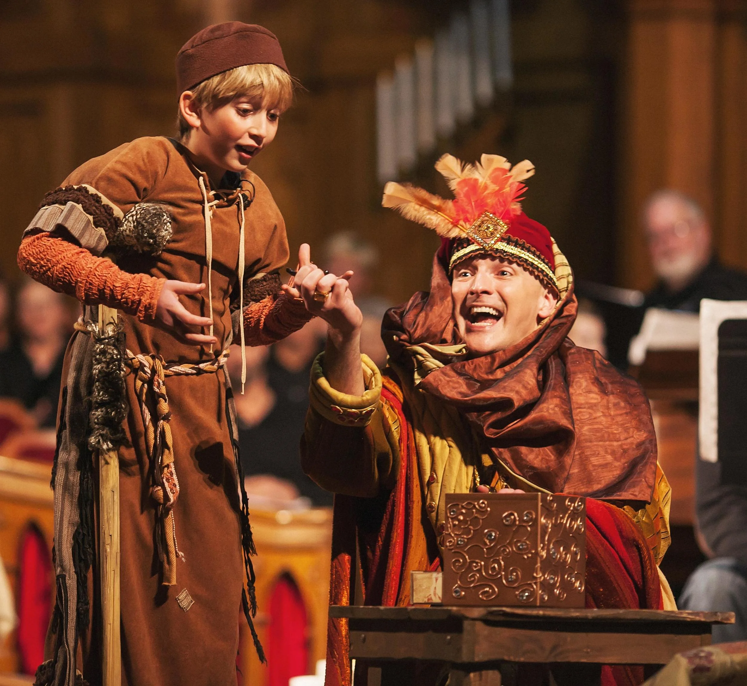 As King Kaspar in Central City Opera's 2015 production of AMAHL AND THE NIGHT VISITORS. Photo by Amanda Tipton.