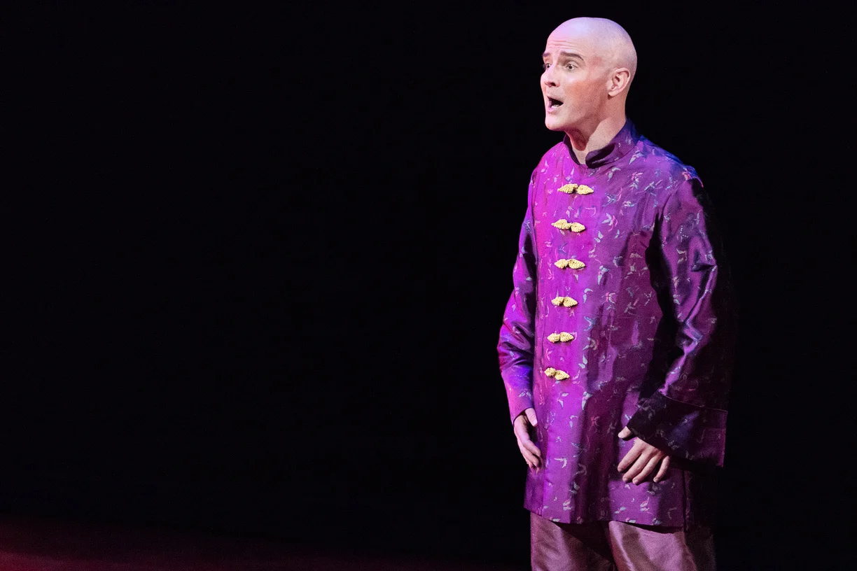 As Pong in TURANDOT (Virginia Opera, 2017). Photo by Ben Schill Photography.