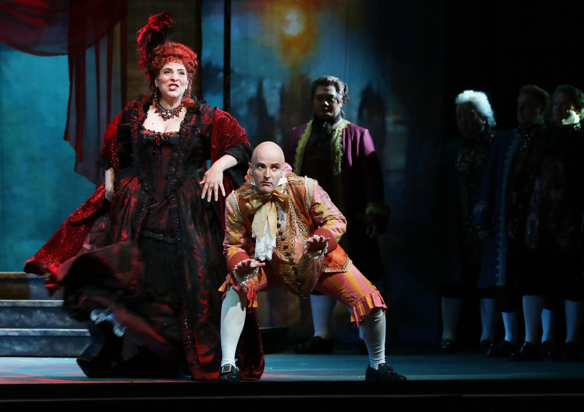 As Pitichinaccio to Eve Gigliotti's Giulietta, THE TALES OF HOFFMANN, Hawaii Opera Theatre, 2017. Photo courtesy of H.O.T.