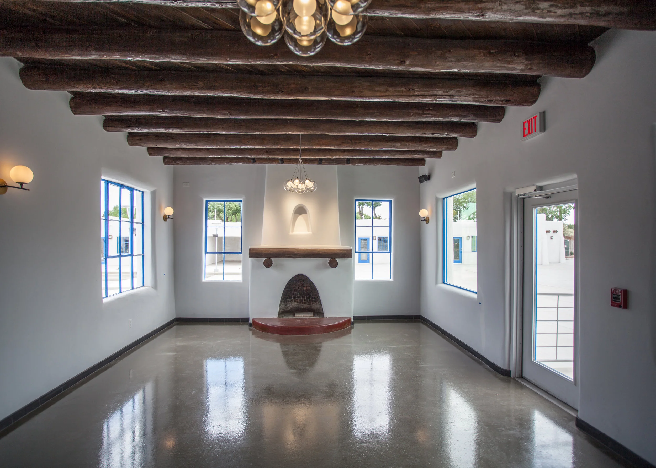 Hotel Kiva Fireplace After Renovation