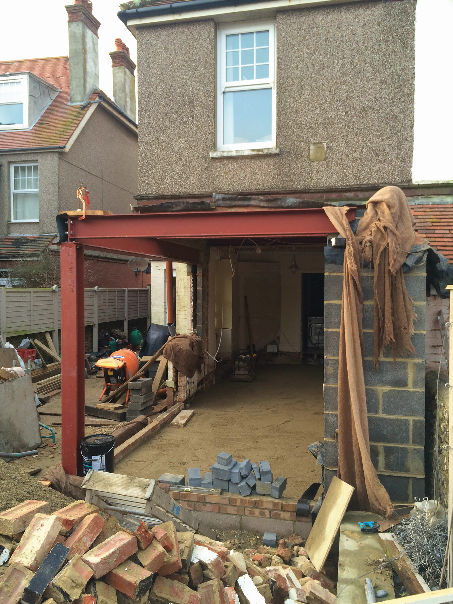 Single storey rear extension in Seaford02.png