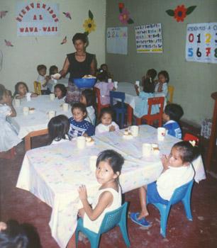 Leon's WaWa-WaSi Day Care Center in Iquitos, Peru.
