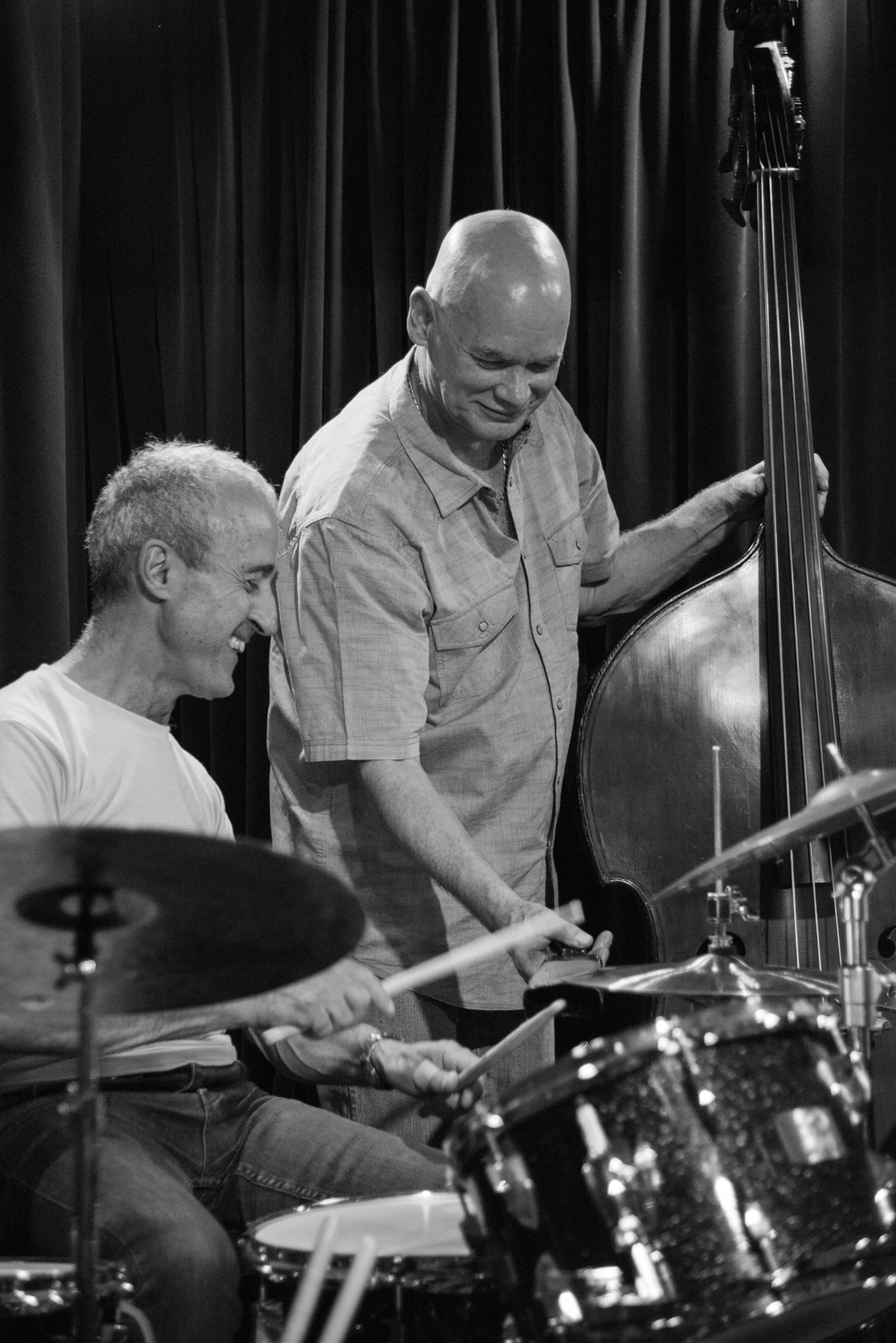 Bobby Previte and Mark Helias, 2017