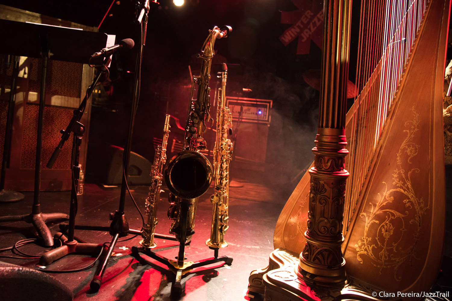 Ravi Coltrane's saxophones, 2018
