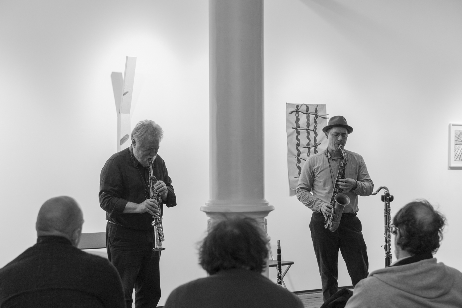 Evan Parker and Ned Rothenberg, 2018