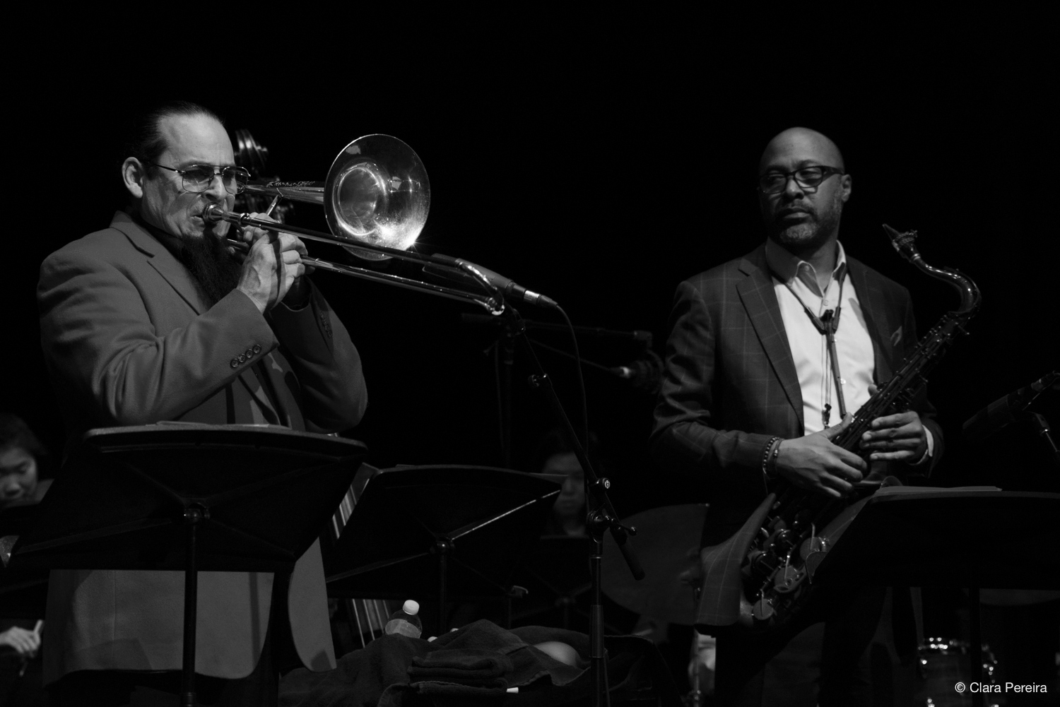 Steve Turre and Ron Blake, 2019