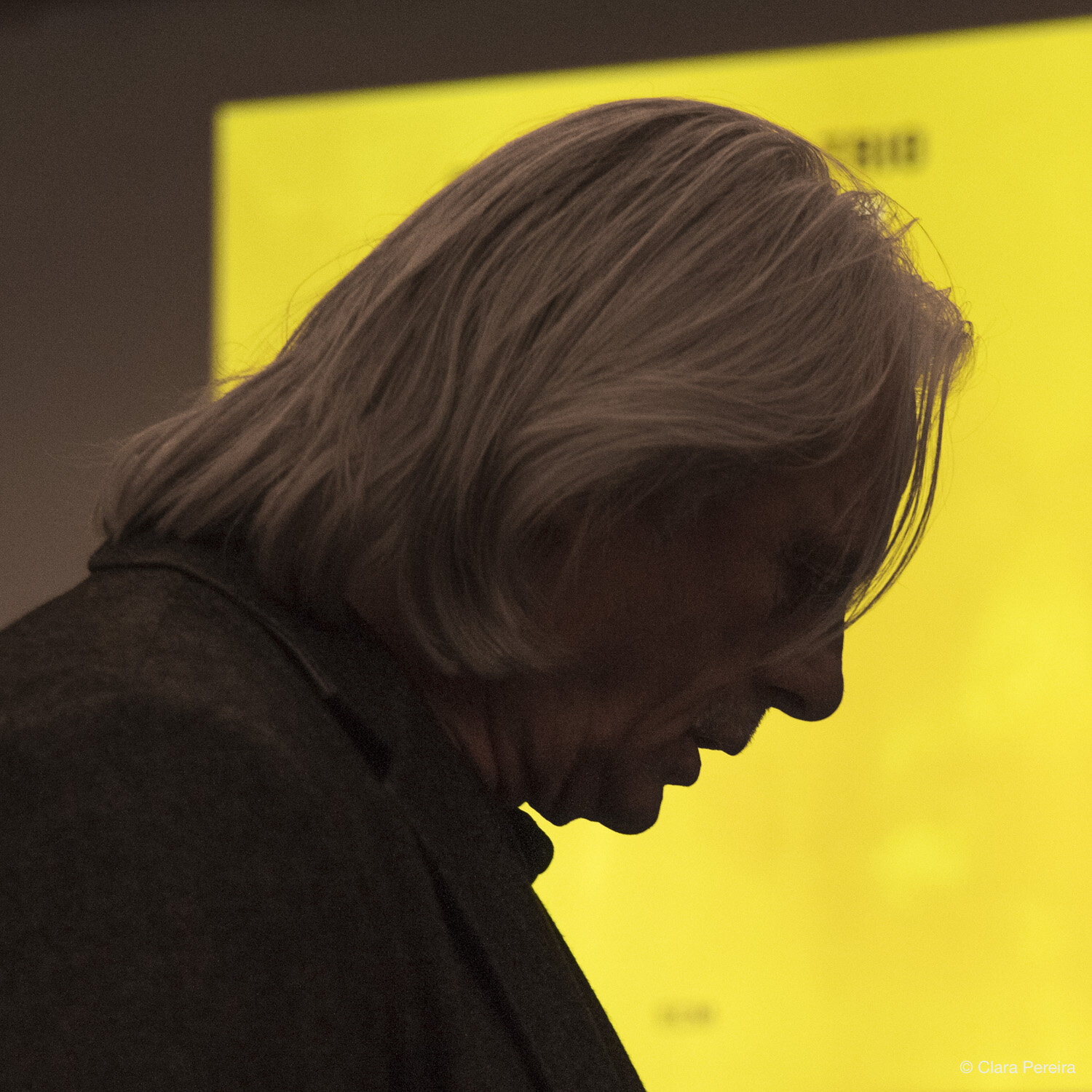 Manfred Eicher at the Winter Jazz Festival 2016, NYC