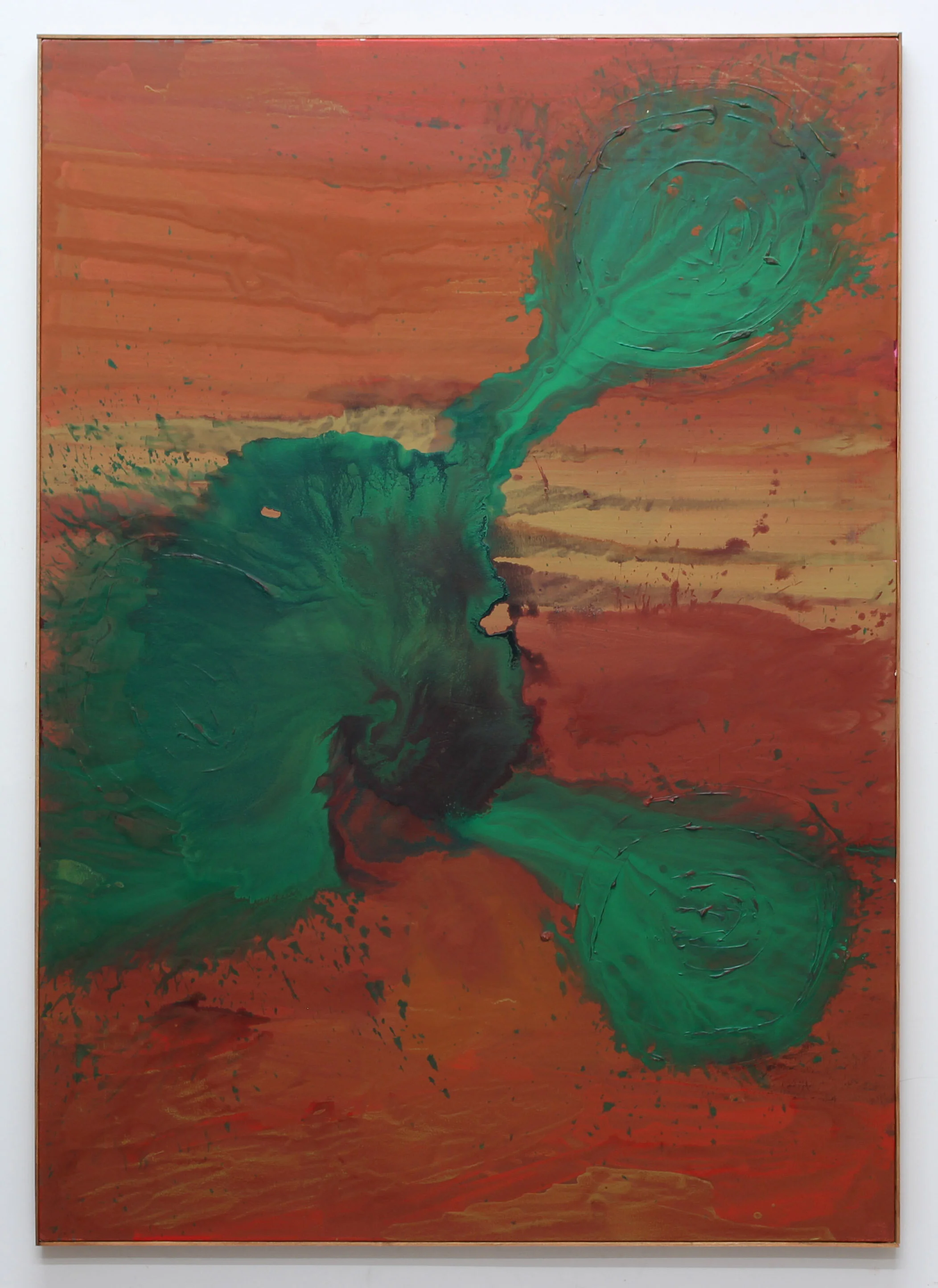  Towers Fading, acrylic on canvas  140cm x 100cm, 2020 