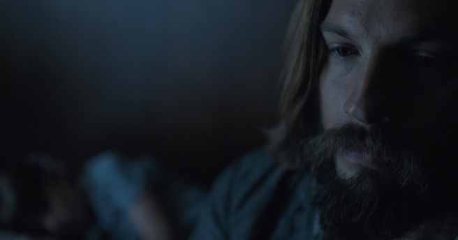 Logan Marshall-Green might've sucked in Prometheus , but the entire movie did. He actually holds his own here AND he made an effort not to look like Tom Hardy .