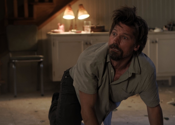 This look of animal terror embodies exactly what Small Crimes is about in one frame.