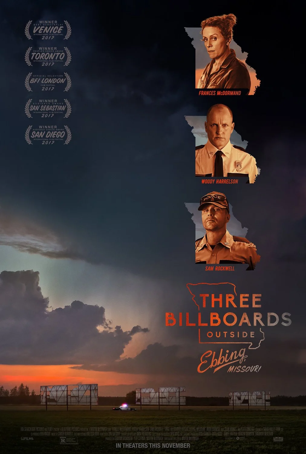 Movie Review : Three Billboards Outside Ebbing Missouri (2017) 